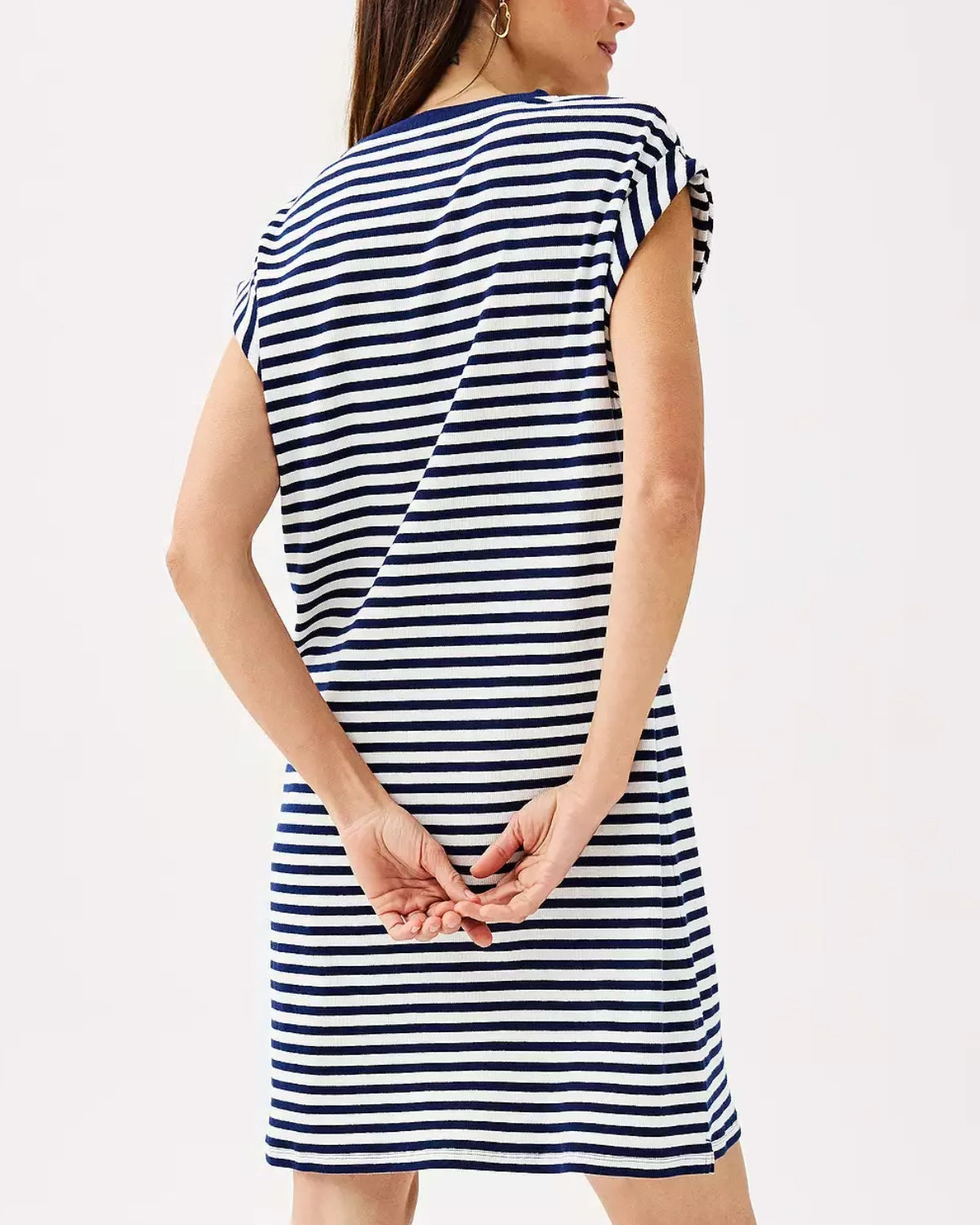 Women's Striped T-Shirt Dress