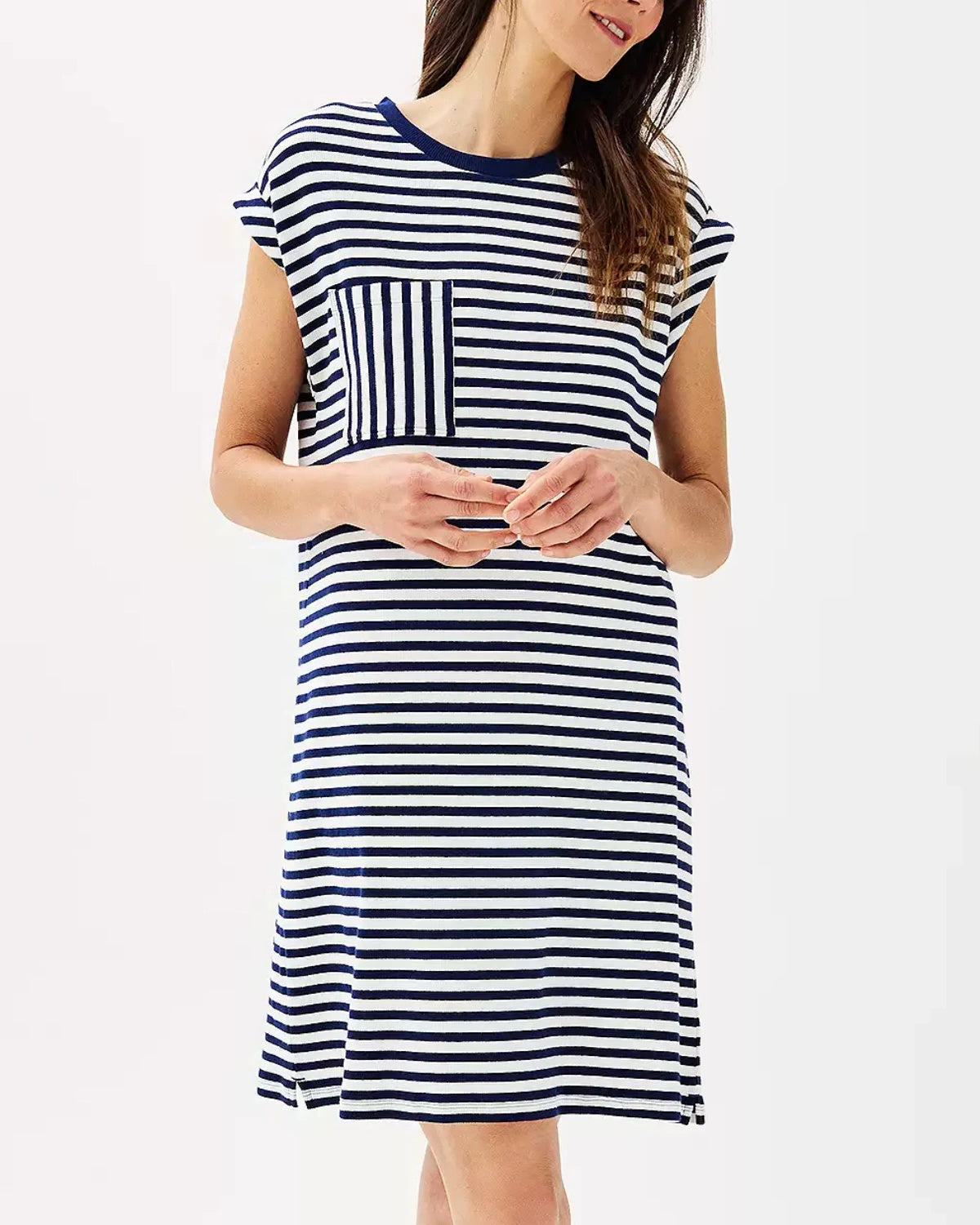 Women's Striped T-Shirt Dress