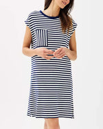 Women's Striped T-Shirt Dress