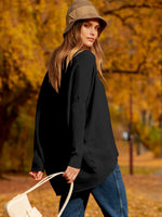 Hot Sale Oversized Dolman Sleeve Knitted Pullover