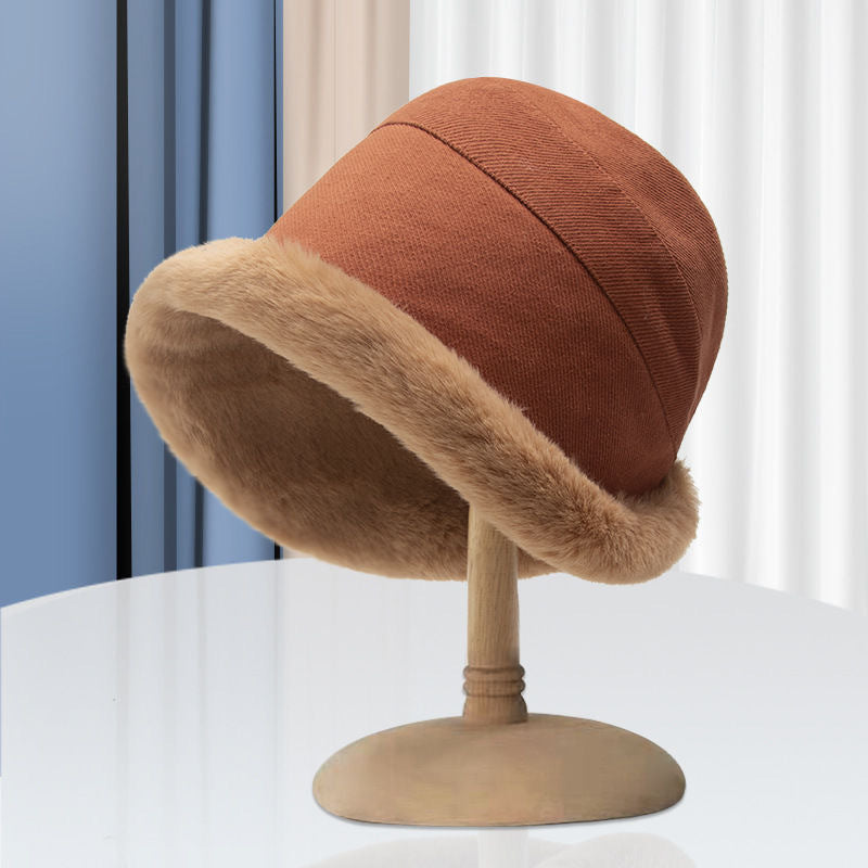 Winter Plus Velvet Thickened Fisherman Hat