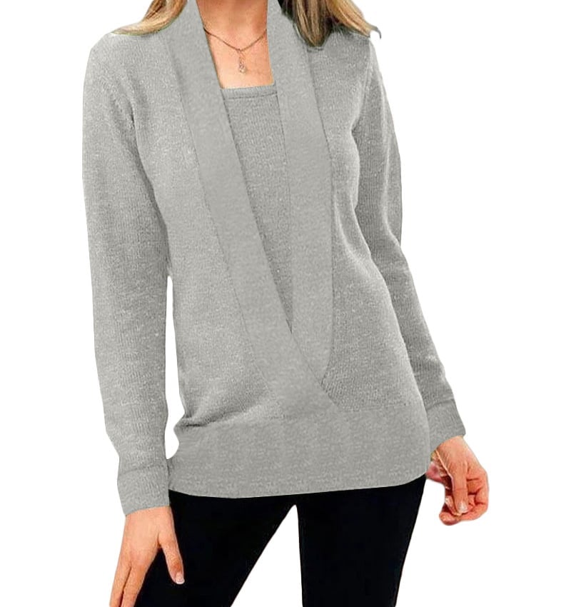 Women's Pullover Cropped Knitted Jumpers