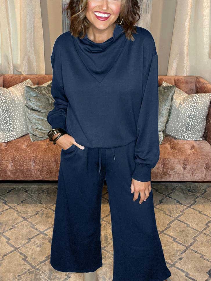 Ultra Soft Cowl Neck Lounge Set