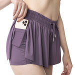 2 in 1 Tennis Shorts Large Size