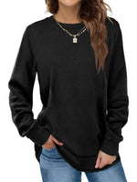 Women's Crewneck Long Sleeve Tunic Tops