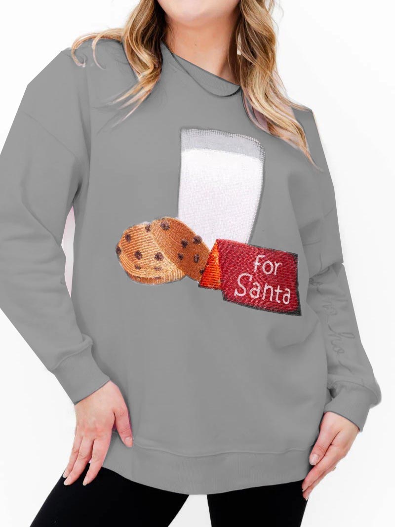 Women's Dear Santa Sparkle Sweatshirt