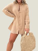 Barcelona Breeze Gauze Romper Dress