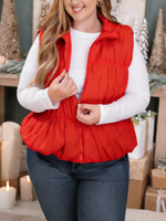 Women's Cropped Puff Vest