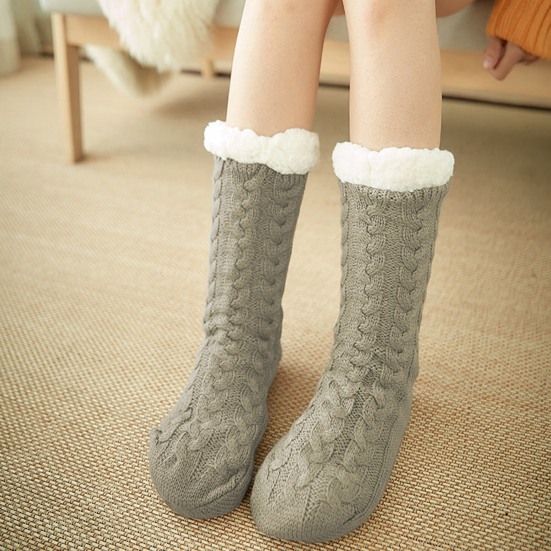 Winter Velvet Warm Floor Socks