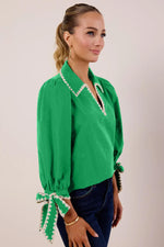 Women's Cute Bow Long Sleeve Shirt