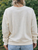 Women's Neutral Heart Print Sweatshirt