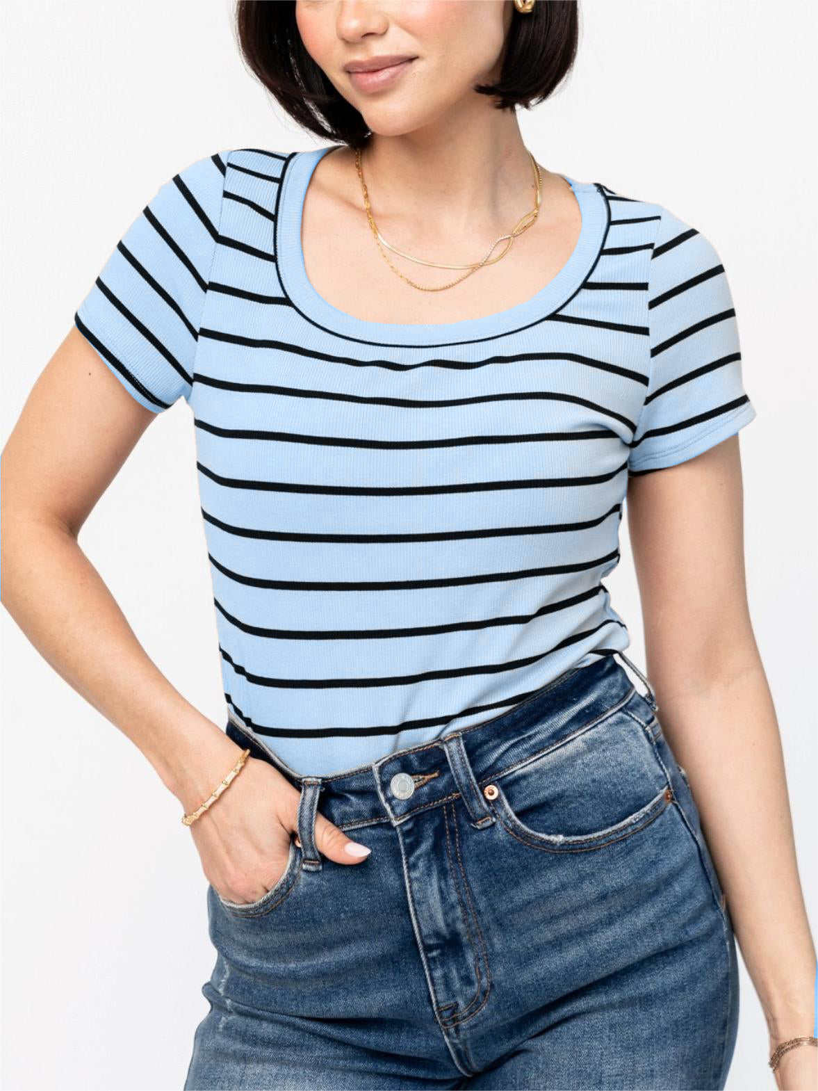 Women's Scoop Neckline Top