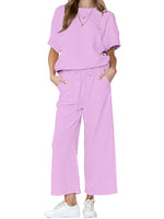 Women's Textured Luxury Lounge Set