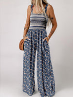 Women's Boho Floral Jumpsuit