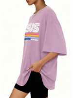 Retro Jesus King Oversized Cotton T-Shirt