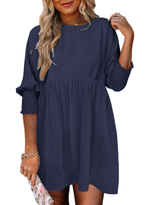 Women's Spring Casual Swing Tunic Dress