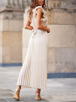 Women's Pleated Maxi Dress