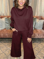 Ultra Soft Cowl Neck Lounge Set