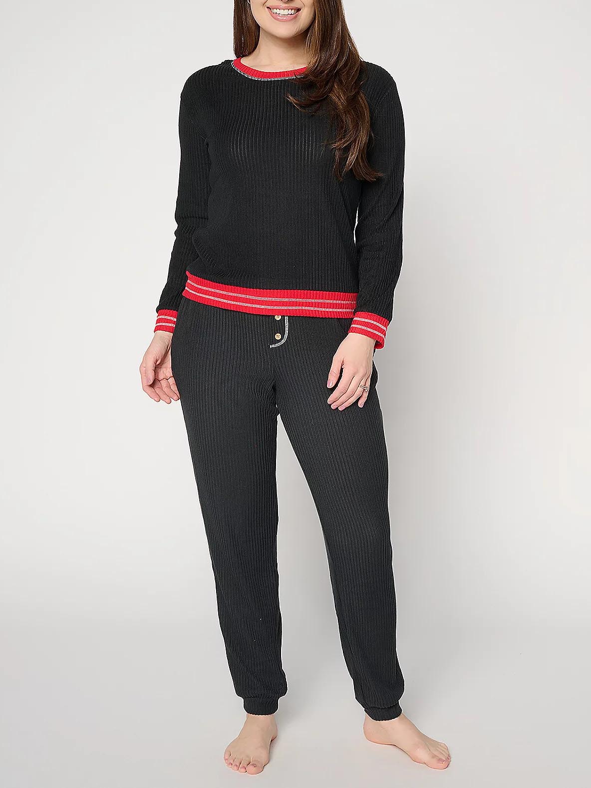 Women's Ribbed Butterknit Lounge Set