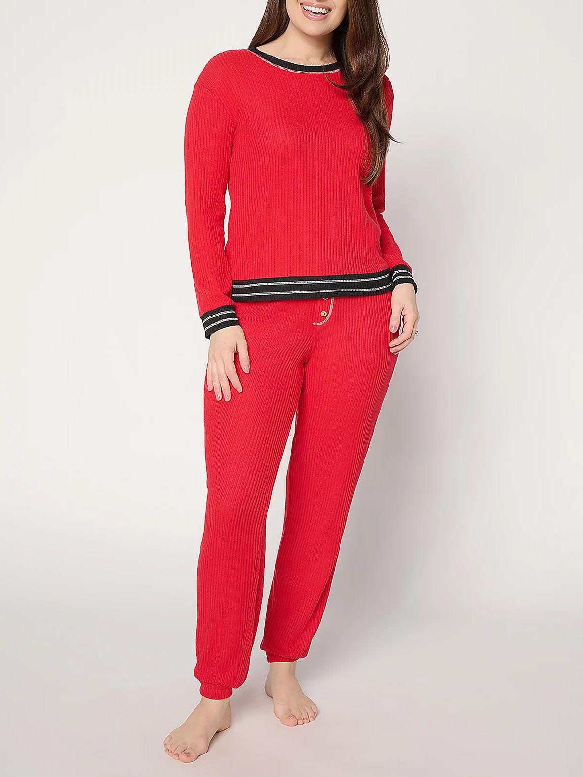 Women's Ribbed Butterknit Lounge Set