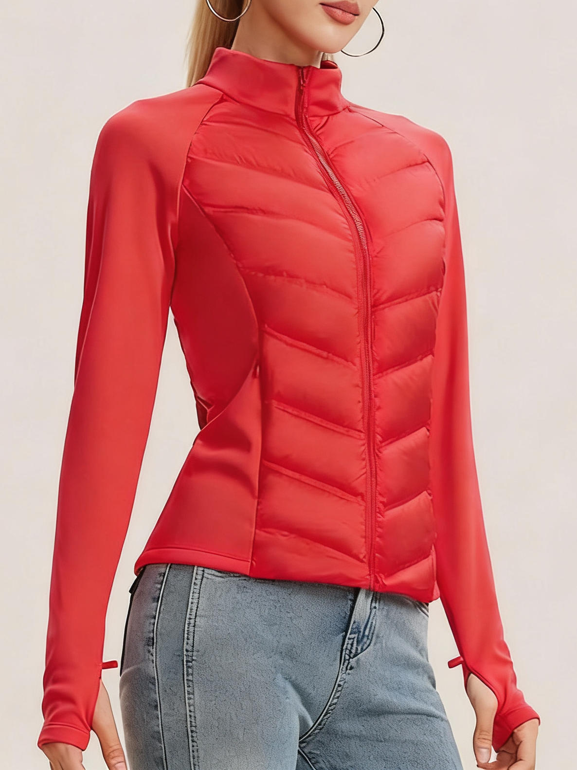 Women's Lightweight Stand-Collar Down Jacket