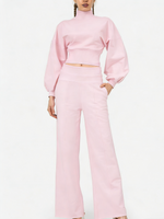 Women's Turtleneck Casual Two-Piece Set