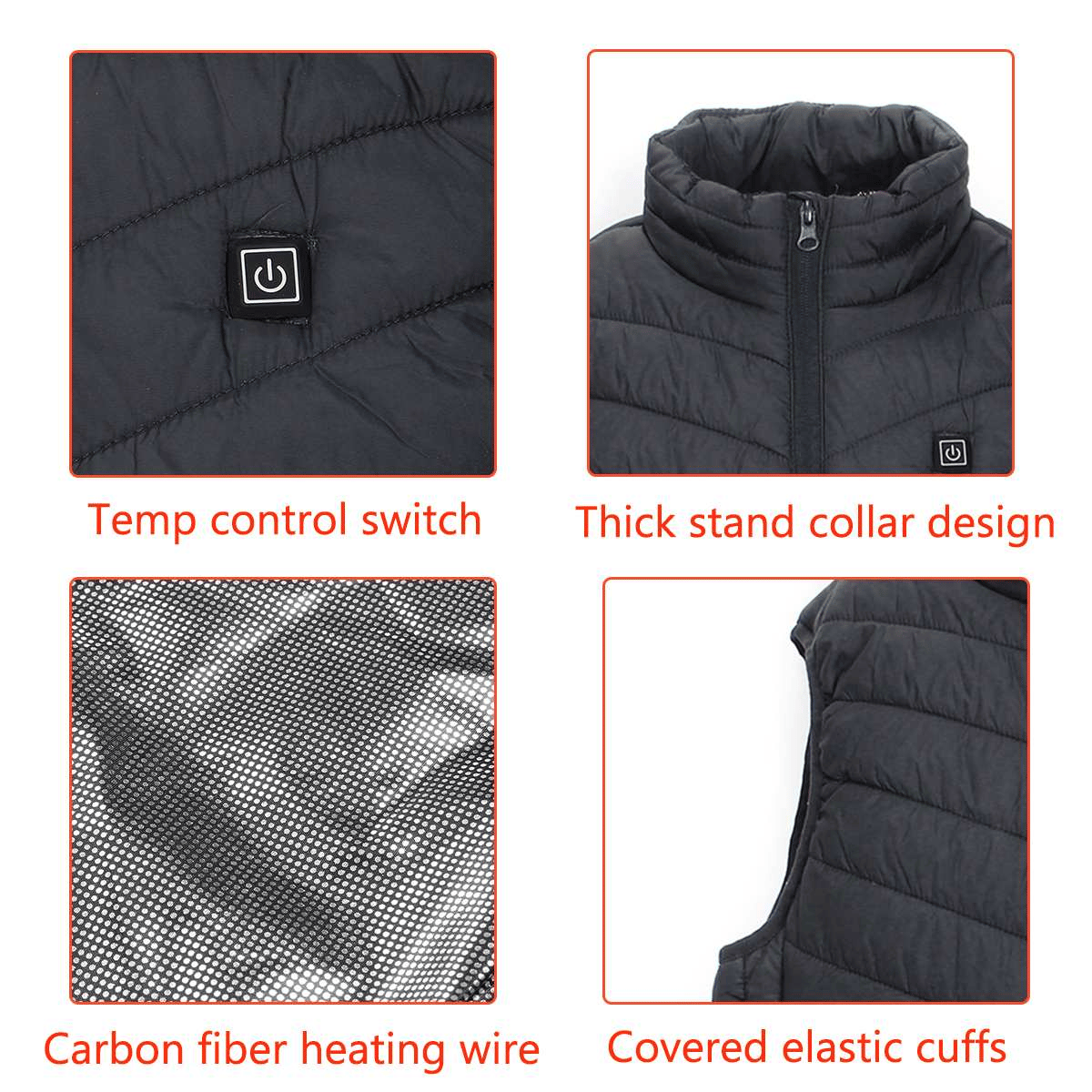 New Unisex Warming Heated Jacket/Vest??(Without rechargeable battery)