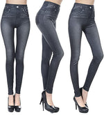 Thermal Fleece Denim Jeggings