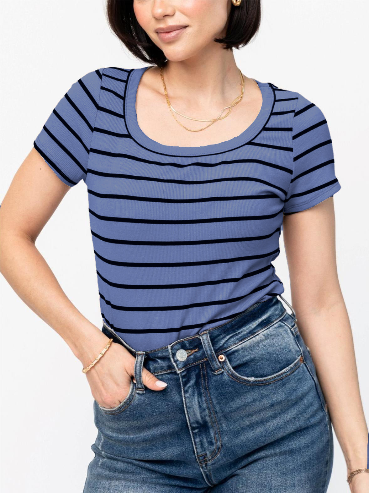 Women's Scoop Neckline Top
