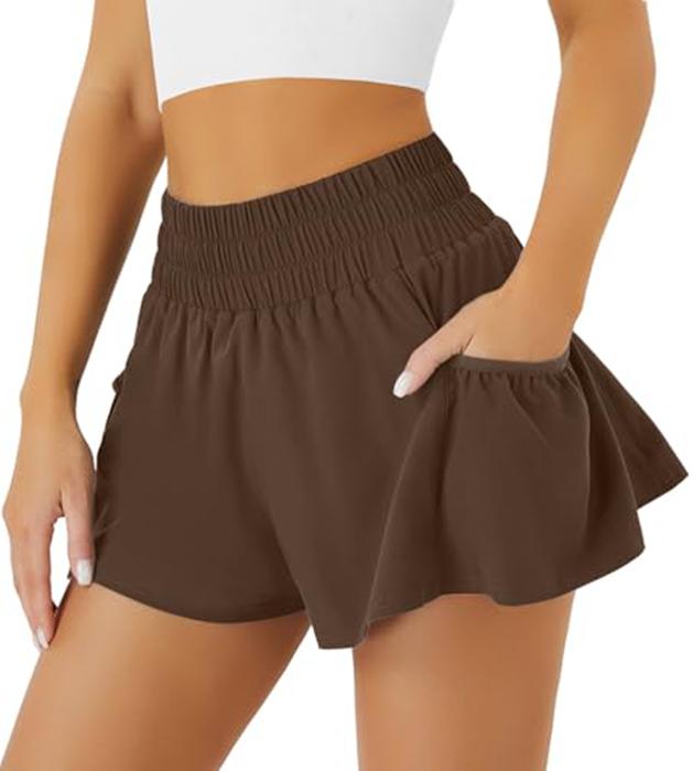 Women's Summer High Waisted Athletic Shorts