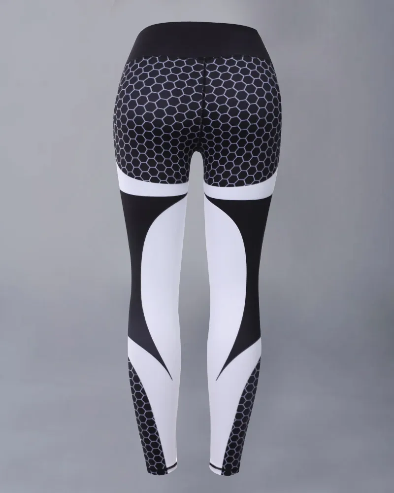 Colorblock Butt Lifting High Waist Sports Leggings