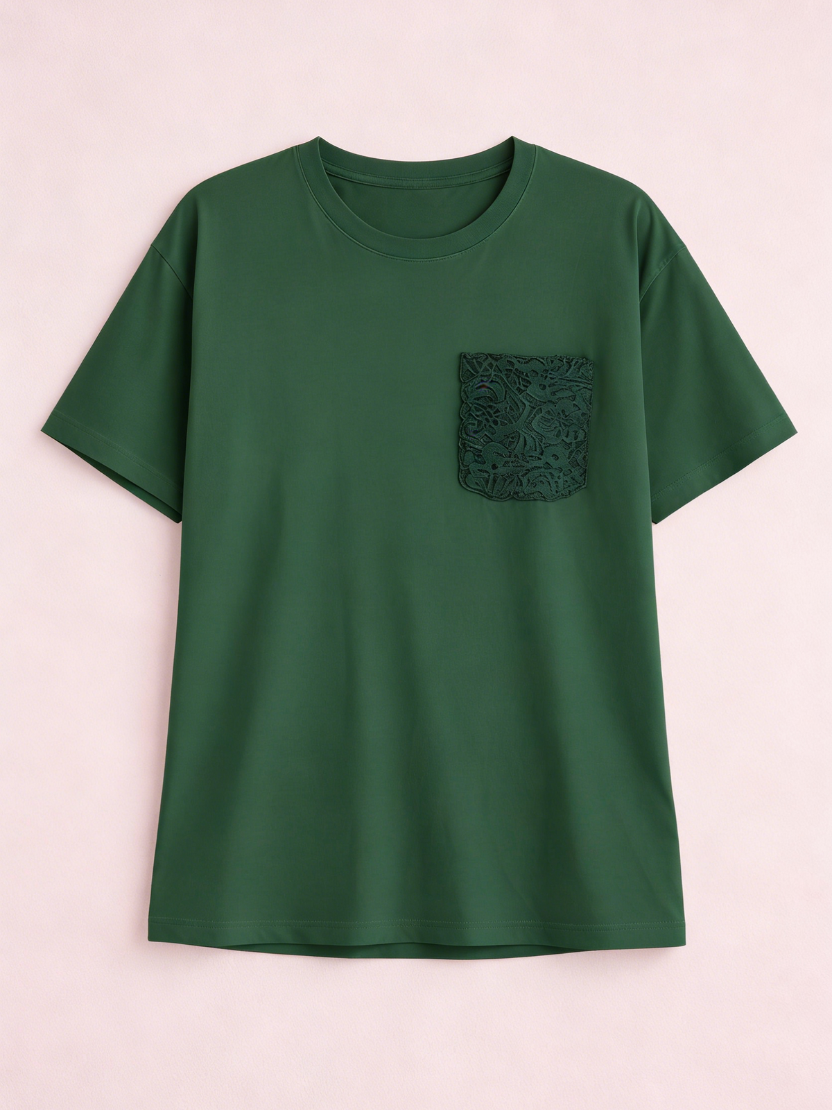 Women's Lace Pocket Versatile T-Shirt