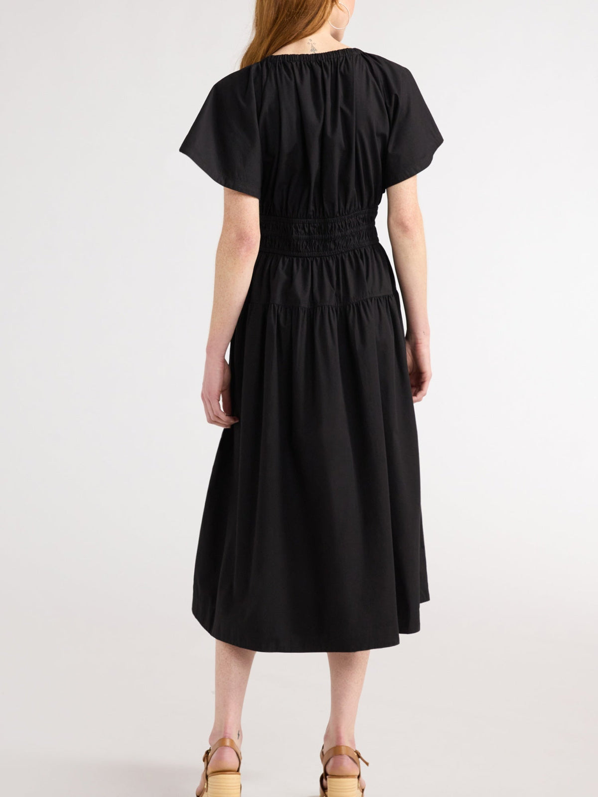 Women's Lightweight Denim Midi Dress