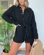 Barcelona Breeze Gauze Romper Dress