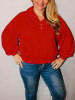 Women's Chill Vibe Oversized V-Neck Top