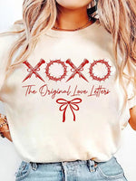 Women's Valentine's Edgy XOXO Graphic Sweatshirt