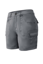 Solid Stitch Trim Roll Hem Shorts