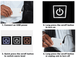 New Unisex Warming Heated Jacket/Vest??(Without rechargeable battery)