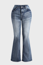 90s Vintage Embroidery Pocket Low Waist Jeans