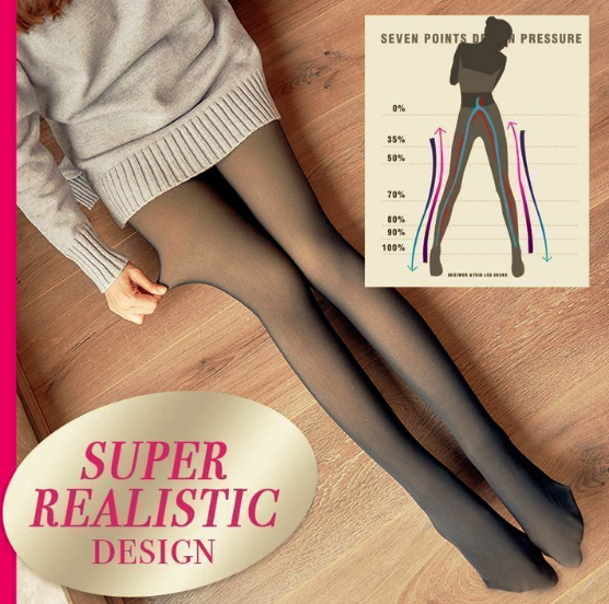Flawless Legs Warm Fleece Stockings