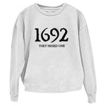 ¡±1692 They Missed One¡± Printed Round Neck Long Sleeve Sweatshirt