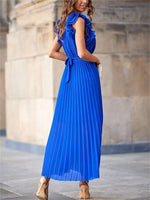 Women's Pleated Maxi Dress