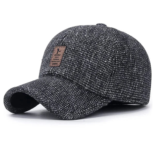 Men's Winter Baseball Cap - With Ear Muffs