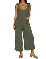 Women's Wide LegJumpsuits with Pockets