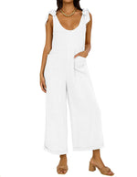 Women's Wide LegJumpsuits with Pockets