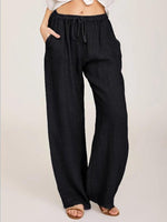 Women's Casual Cotton Linen Lose Trousers