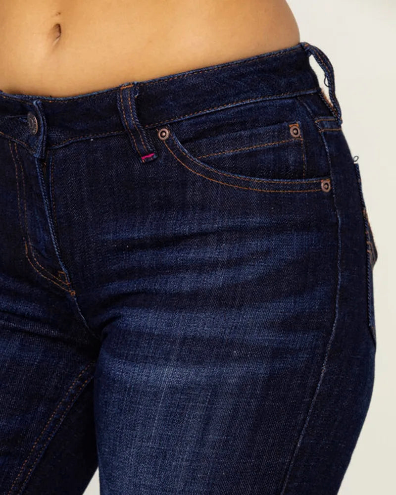 Vintage Mid Waist Flare Jeans