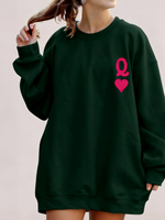 Women's Queen of Hearts Valentine's Day Sweatshirt