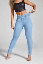 Women's High Waist Skinny Stretch Jeans