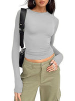 Women's Crewneck Double Lined Basic Tees (Buy 3 Free Shipping)